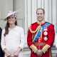 Catherine, Duchess of Cambridge and Prince William, Duke of Cambridge during the annual Trooping The Colour ceremony at Buckingham Palace on June 15, 2013 in London