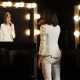 Michelle Chamuel performs into a video mirror on ‘The Voice,’ June 17, 2013