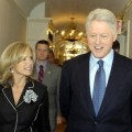 Katie Couric and President Bill Clinton, 2005