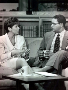 Katie Couric and Bryant Gumbel