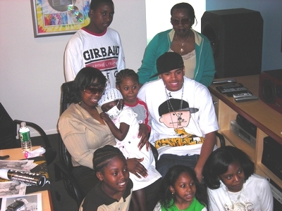 Chris Brown makes the Gray family's wish come true