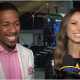 Nick Cannon and Stacy Keibler cram into a subway car as part of the promo for their VH1 “Super Bowl Blitz,” and Access was exclusively on set.