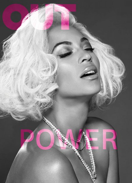 Beyonce appears on the May 2014 cover of Out magazine