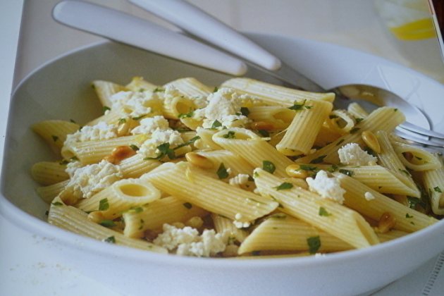 Penne with Feta & Lemon - Michelle Bridges