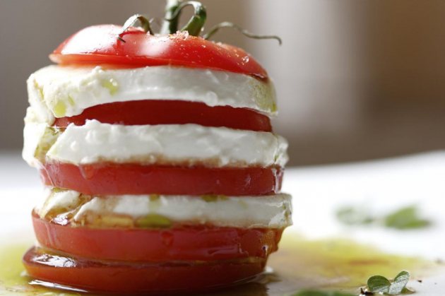 Tomato, Mozzarella & Basil Stacks — Michelle Bridges