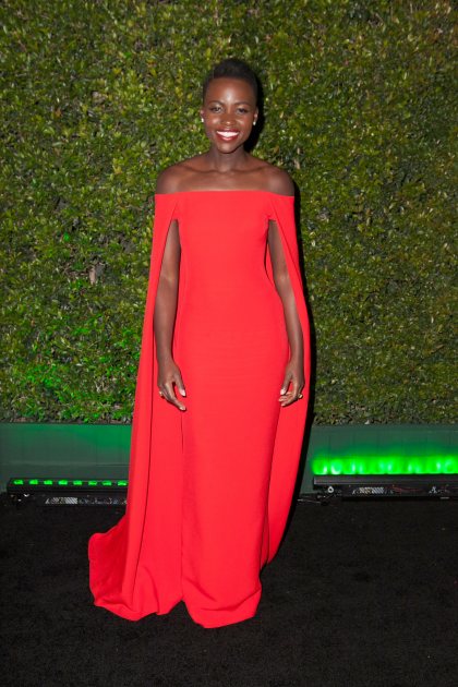 Lupita Nyong’o arrives for Fox And FX’s 2014 Golden Globe Awards Party - Arrivals on January 12, 2014 in Beverly Hills (Getty Images)