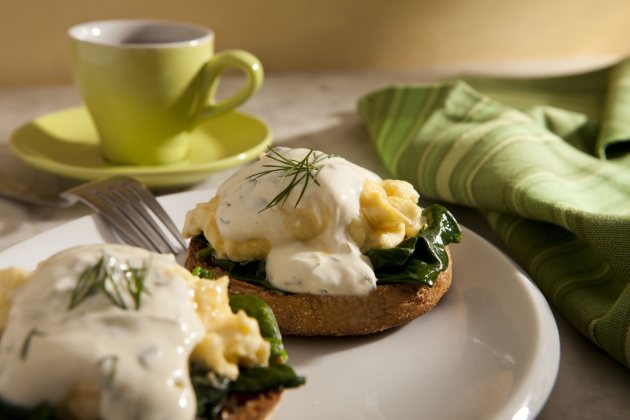 Eggs Florentine - courtesy of Bob Harper