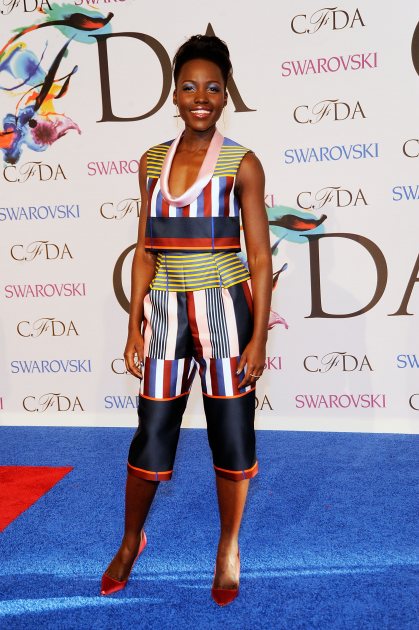 Lupita Nyong’o attends the 2014 CFDA fashion awards at Alice Tully Hall, Lincoln Center on June 2, 2014 in New York City (Getty Images)