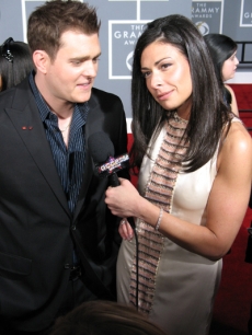 Stacy London runs into Michael Buble