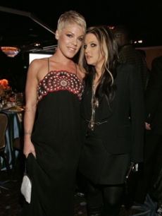 Lisa Marie Presley and Pink