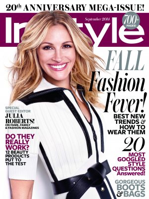 Julia Roberts on InStyle’s September 2014 cover - InStyle