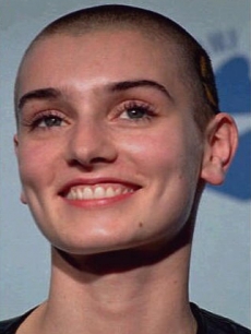 She joins previous hair-free singers like Sinead O'Connor