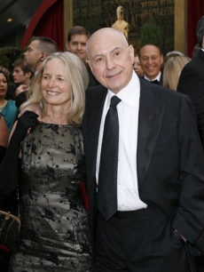 Nominee Alan Arkin with wife Suzanne