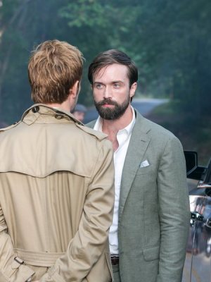 Emmett Scanlan as Jim Corrigan, and Matt Ryan as John Constantine