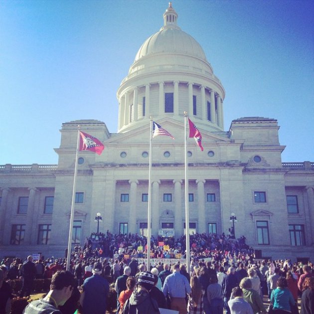 Jessa Duggar’s photo from a pro-life protest, Jan. 18, 2015 (Instagram)