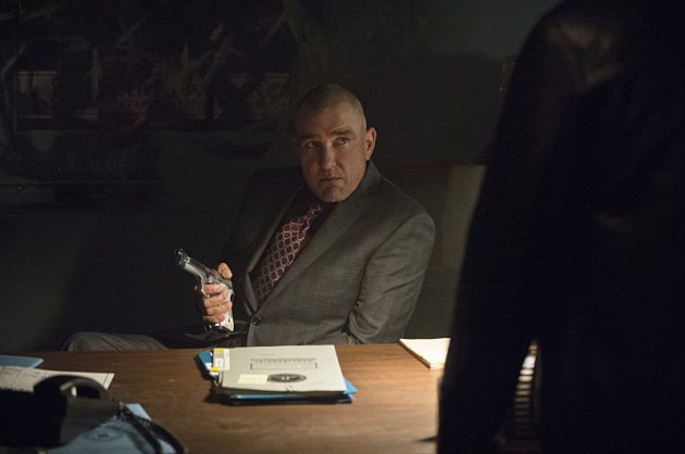 Vinnie Jones as Brick on 'Arrow's' 'Uprising' episode (The CW)