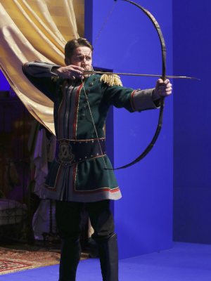 Sean Maguire as Robin Hood in 'Once'