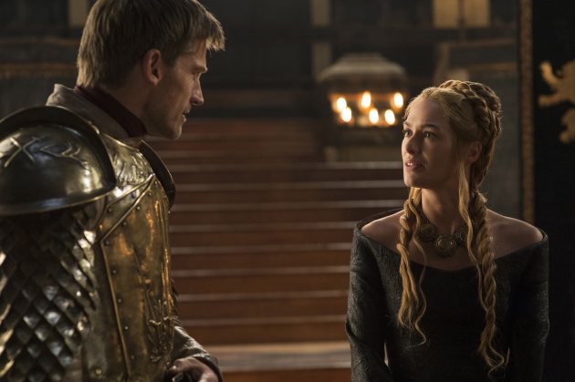 Nikolaj Coster-Waldau as Jaime and Lena Headey as Cersei Lannister in 'Thrones' (Helen Sloan/HBO)