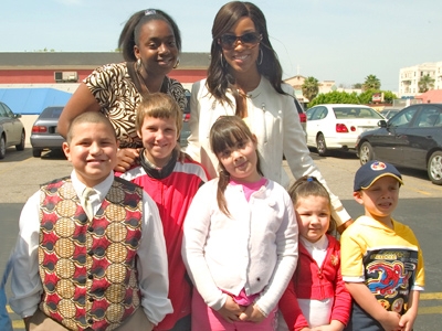 Top: Clay & Shaun - Bottom: Jose, Wesley, Sierra, Sophia & Gabriel