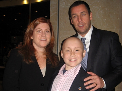 Young Pat Pedraja gets to meet Adam Sandler