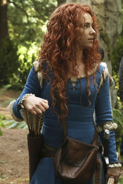 Amy Manson as Merida (from ‘Brave’) on Season 5 of ‘Once Upon a Time’ (ABC)