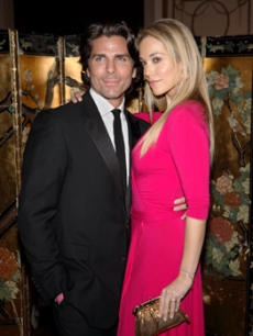 Elizabeth Berkley & Greg Lauren at the Breast Cancer Hot Pink Party