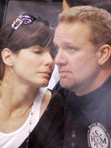Sandra Bullock and her husband, Jesse James 