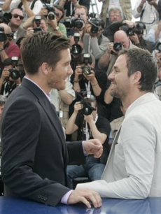 Jake and Mark pose for pictures
