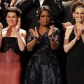 Julianna Margulies, Oprah Winfrey and Julia Roberts enjoy the show