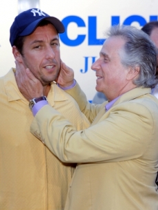Adam Sandler and Henry Winkler look good in yellow