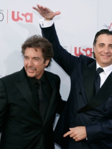 Andy Garcia has a good time with Al Pacino at his honorary event