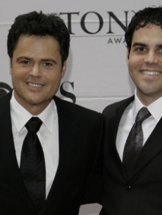 Donny Osmond brings son Donny Jr. to the legendary event