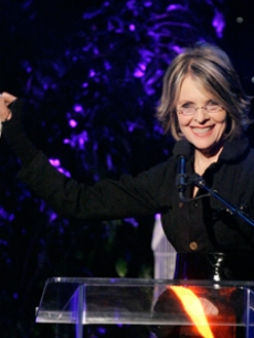 Diane Keaton at the Crystal Lucy Awards