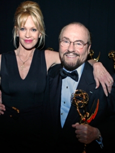 James Lipton and Melanie Griffith hang at the Creative Emmys