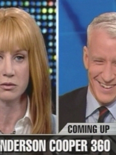 Kathy Griffin embarassed Anderson Cooper during Larry King's show