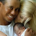 Tiger Woods, wife Elin Nordegren & new baby