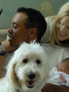Tiger Woods new family!