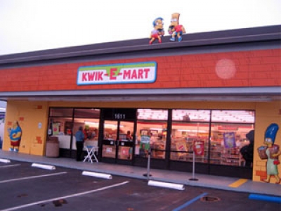 12 7-11's around the United States were converted into Kwik E Marts
