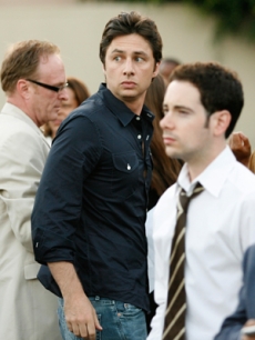Zach Braff at Barack Obama's fundraiser in West Hollywood