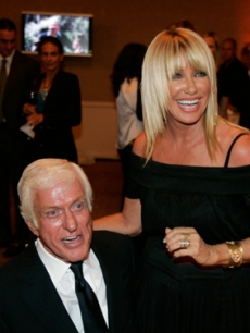 Dick Van Dyke & Suzanne Somers at the Griffin reception