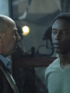 Michelle's co-star Miguel Ferrer and guest star Isaiah Washington