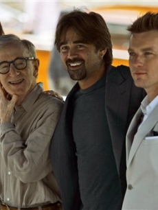 Hayley Atwell, Woody Allen, Colin Farrell and Ewan McGregor in Venice