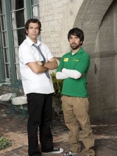 Chuck (Zachary Levi) & Morgan (Joshua Gomez)