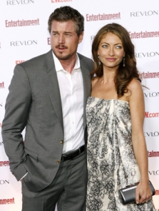 Eric Dane & Rebecca Gayheart pose arm-in-arm