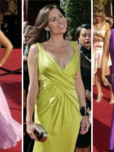 Sara Ramirez, Minnie Driver, Julia Louis-Dreyfus EMMYS RED CARPET