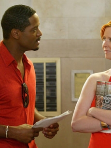 Miranda meets the hot neighbor played by Blair Underwood