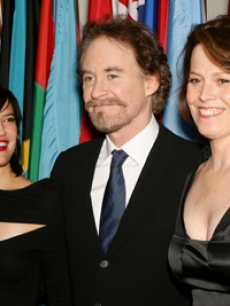 Phoebe Cates, Kevin Kline and Sigourney Weaver in New York