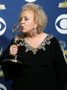 Doris Roberts joins in the excitement