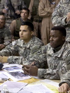 Michael Pena and Derek Luke 