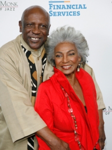 Louis Gossett, Jr. & Nichelle Nichols at the Herbie Hancock event, LA